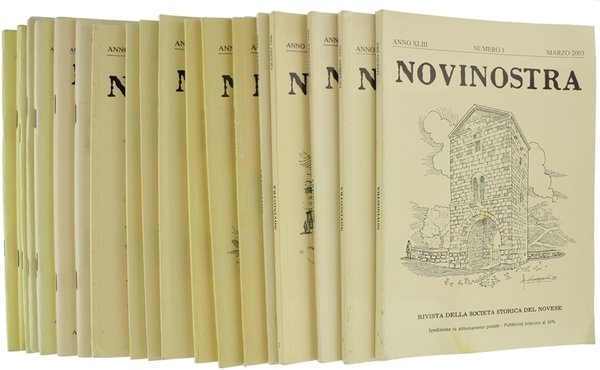 NOVINOSTRA - Rivista della Società Storica del Novese. Fascicoli singoli.