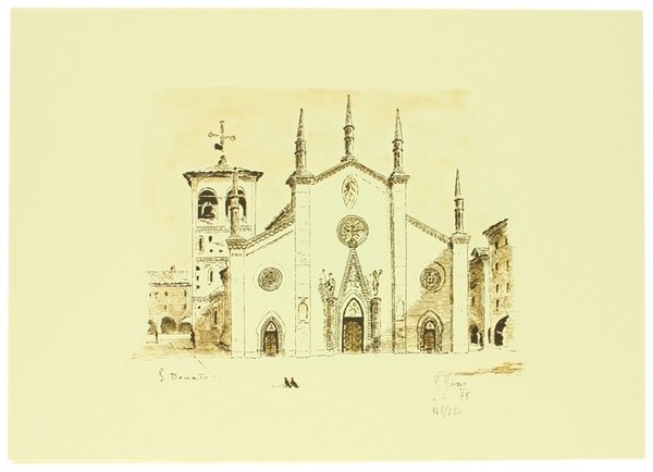 QUATTRO PASSI IN PINEROLO. Ottanta disegni di Giorgio Gosso.