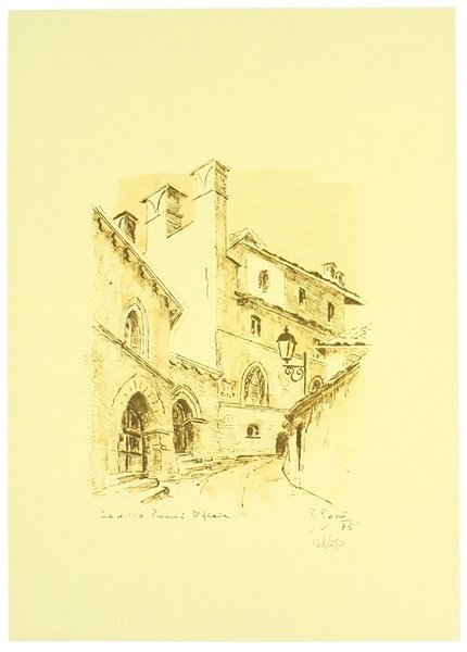 QUATTRO PASSI IN PINEROLO. Ottanta disegni di Giorgio Gosso.