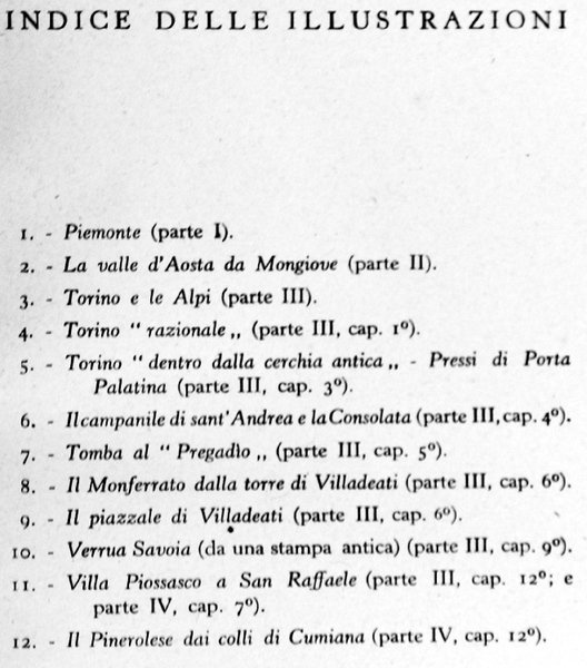 PIEMONTE con 12 vedute originali di Marcello Boglione. [prima edizione]