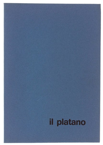 IL PLATANO. Anno V n.2, secondo quadrimestre 1980. Rivista dedicata …