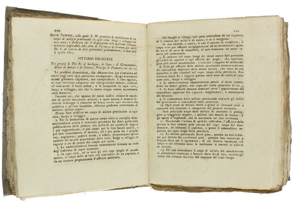 RACCOLTA DEI REGJ EDITTI, MANIFESTI, ED ALTRE PROVVIDENZE DE' MAGISTRATI …