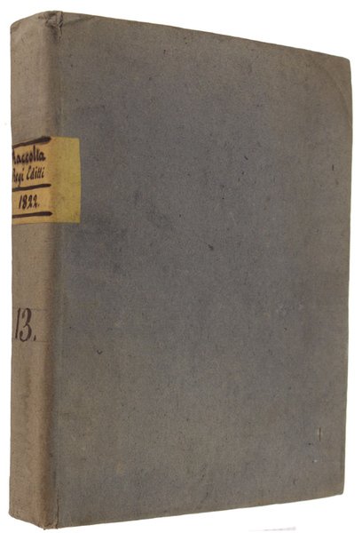 RACCOLTA DEI REGJ EDITTI, MANIFESTI, ED ALTRE PROVVIDENZE DE' MAGISTRATI …