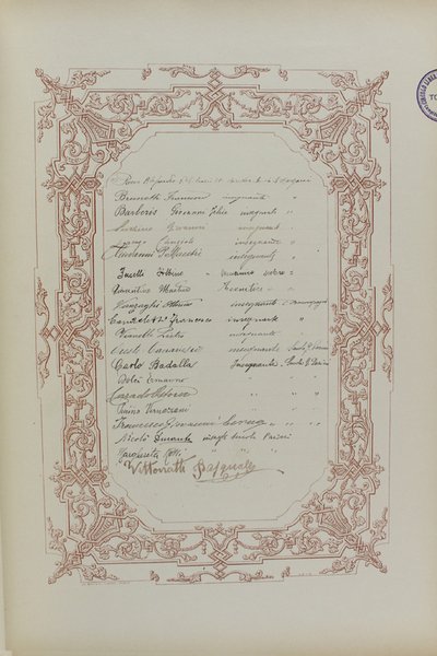 LIBRO DELLE FIRME DEL SINDACO DI TORINO RICCARDO CATTANEO (1920-1923)