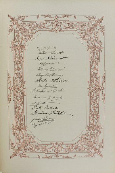 LIBRO DELLE FIRME DEL SINDACO DI TORINO RICCARDO CATTANEO (1920-1923)