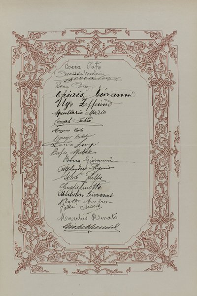 LIBRO DELLE FIRME DEL SINDACO DI TORINO RICCARDO CATTANEO (1920-1923)