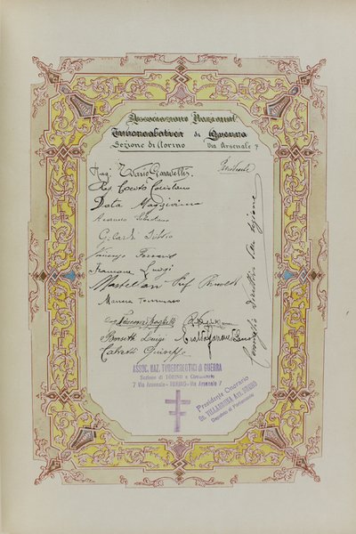 LIBRO DELLE FIRME DEL SINDACO DI TORINO RICCARDO CATTANEO (1920-1923)