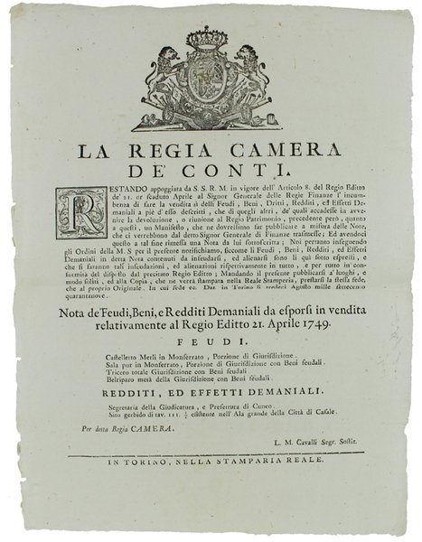 RESTANDO APPOGGIATA DA S.S.R.M. IN VIGORE DELL'ARTICOLO 8 DEL REGIO …