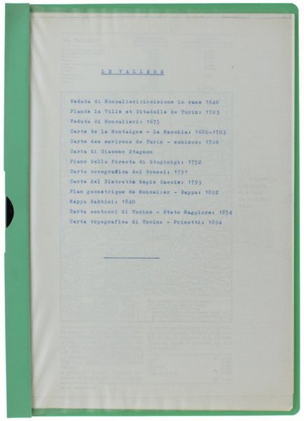 IL PARCO FLUVIALE DELLE VALLERE - TORINO (documentazione storica in …