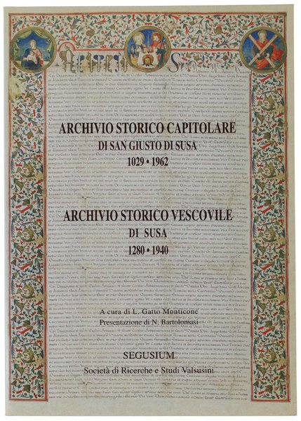 ARCHIVIO STORICO CAPITOLARE DI SAN GIUSTO DI SUSA 1029-1962. ARCHIVIO … | Immagine principale