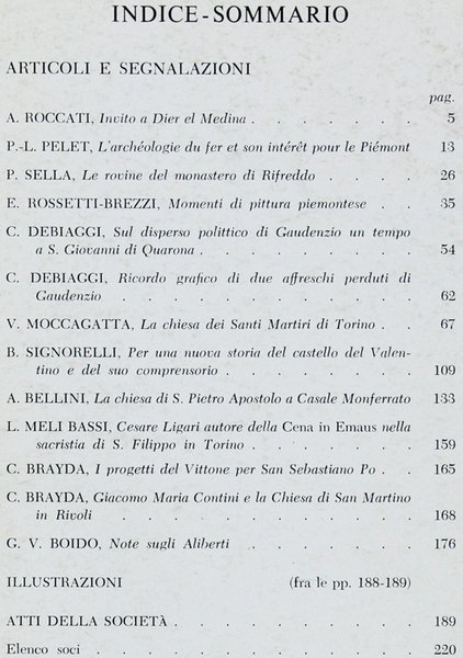 BOLLETTINO DELLA SOCIETA' PIEMONTESE DI ARCHEOLOGIA E BELLE ARTI - …