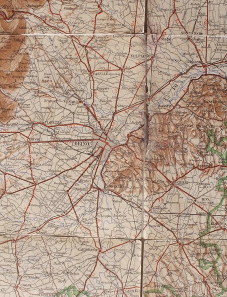 PIEMONTE. CARTA POLITICA E AMMINISTRATIVA con la rete stradale ed … | Immagine Gallery 5