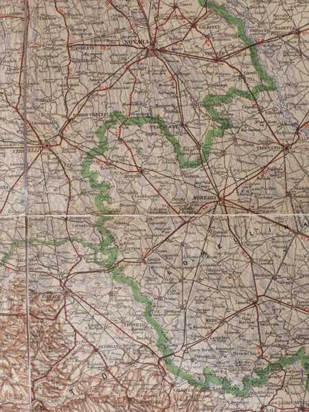 PIEMONTE. CARTA POLITICA E AMMINISTRATIVA con la rete stradale ed … | Immagine Gallery 7