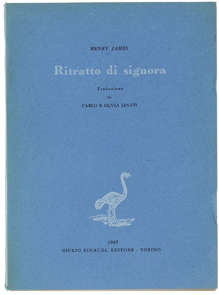 RITRATTO DI SIGNORA. Traduzione di Carlo e Silvia Linati.
