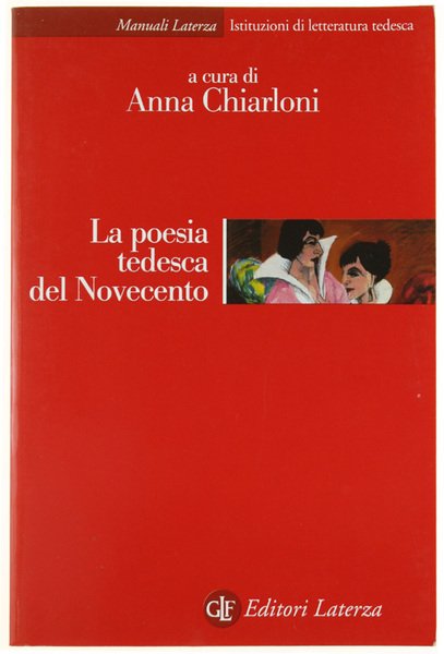 LA POESIA TEDESCA DEL NOVECENTO.