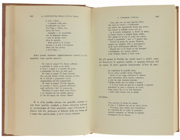 LA LETTERATURA DELLA NUOVA ITALIA. Saggi critici. [opera completa]
