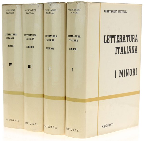 LETTERATURA ITALIANA - I MINORI. [opera completa]