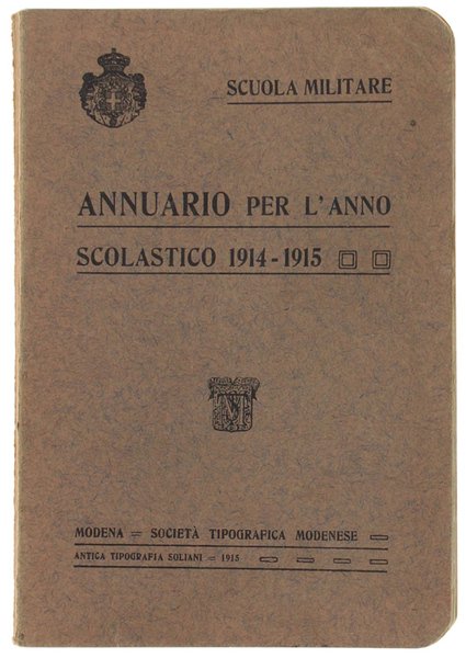 ANNUARIO PER L'ANNO SCOLASTICO 1914-1915. | Immagine principale