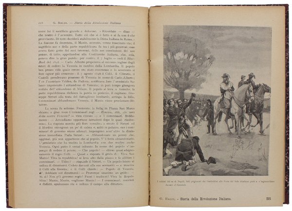 STORIA DELLA RIVOLUZIONE ITALIANA. Dalla fucilazione del re Giovacchino Murat … | Immagine Gallery 2