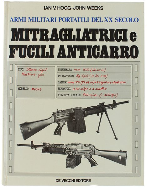 MITRAGLIATRICI E FUCILI ANTICARRO. Armi Militari Portatili del XX Secolo.