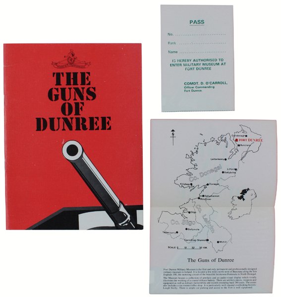 THE GUNS OF DUNREE. Military Museum Fort Dunree co. Donegal.