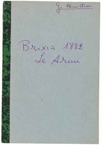 ARMI BRESCIANE. Stralcio da BRIXIA - 18B2. [stralcio in fotocopia]