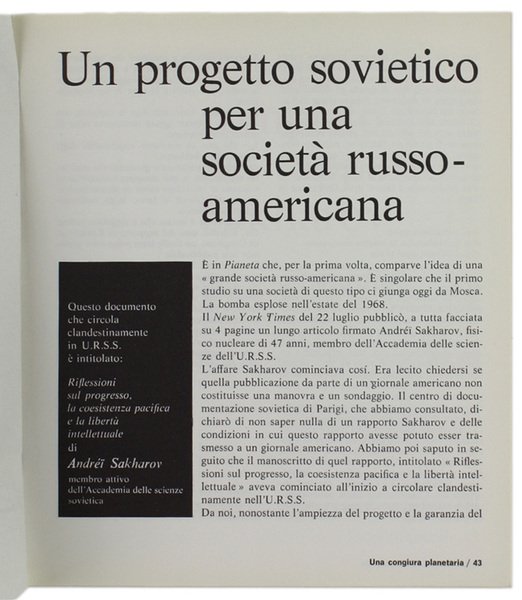 UN PROGETTO SOVIETICO PER UNA SOCIETA' RUSSO-AMERICANA - IL TESTO …
