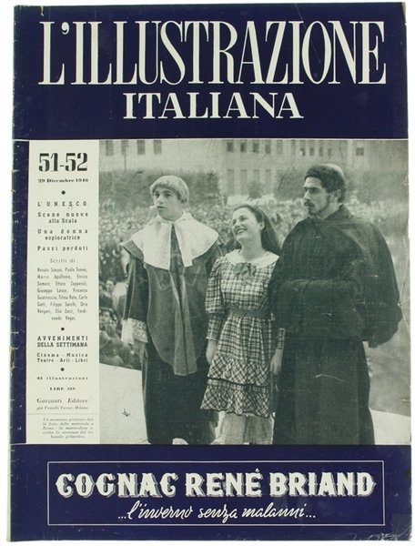 L'ILLUSTRAZIONE ITALIANA - 1946 -N. 51-52.