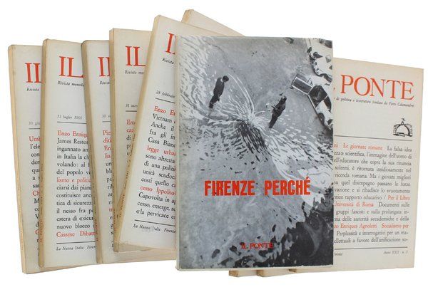 IL PONTE. Annata 1966 completa. Rivista di politica e letteratura fondata da Piero Calamandrei.