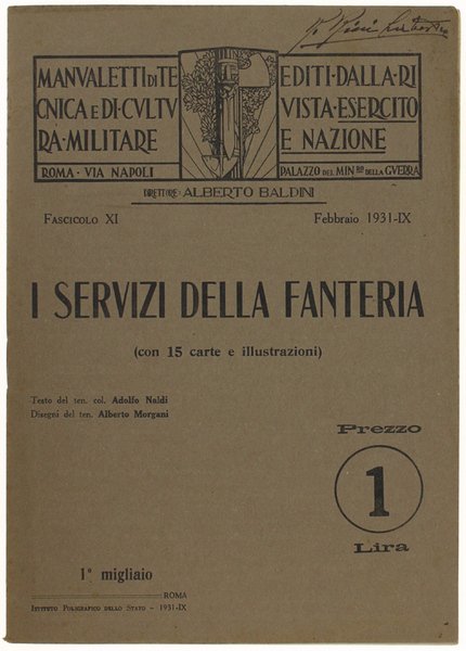 I SERVIZI DELLA FANTERIA.
