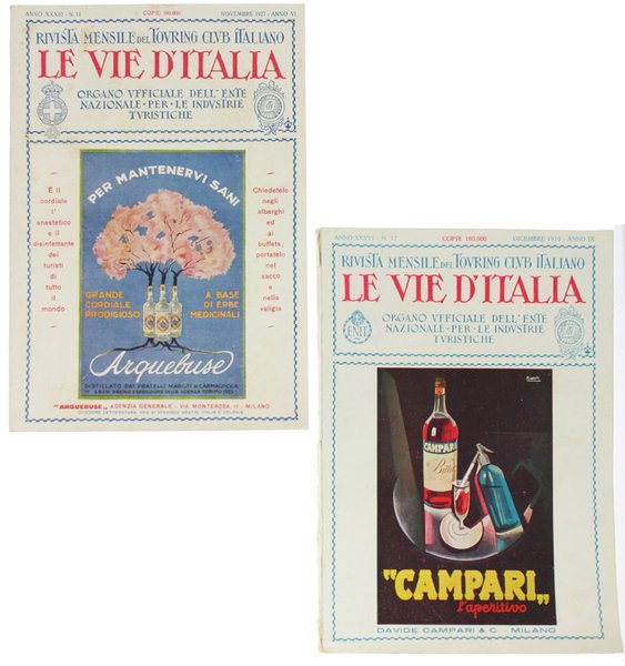 LE VIE D'ITALIA. Rivista mensile. Anni 1924 - 1950. [controllare …