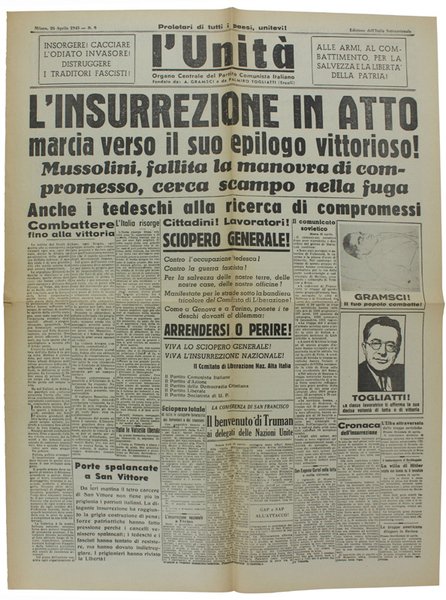 L'INSURREZIONE IN ATTO MARCIA VERSO IL SUO EPILOGO VITTORIOSO ! … | Immagine principale
