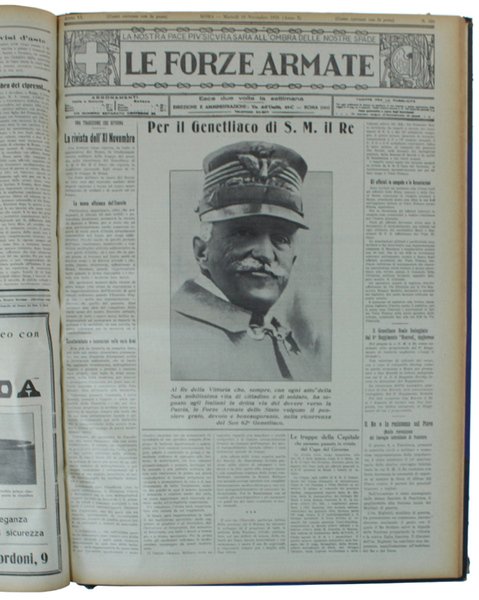 LE FORZE ARMATE. Anno IX - 1931 annata completa.