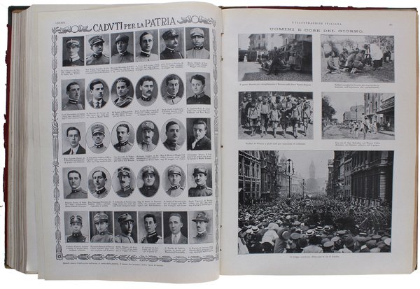 L'ILLUSTRAZIONE ITALIANA. Annata 1917 (50 numeri rilegati in 1 volume)