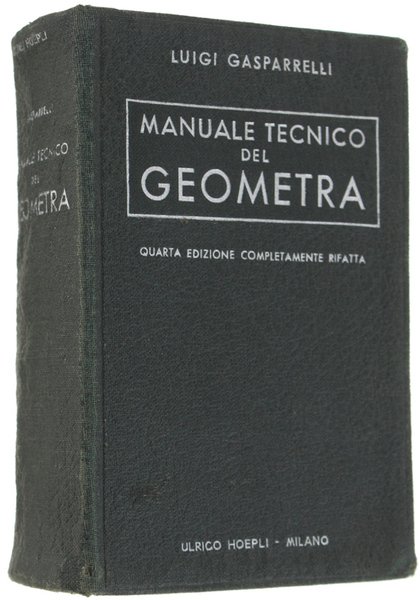 MANUALE TECNICO DEL GEOMETRA ad uso degli istituti tecnici per …