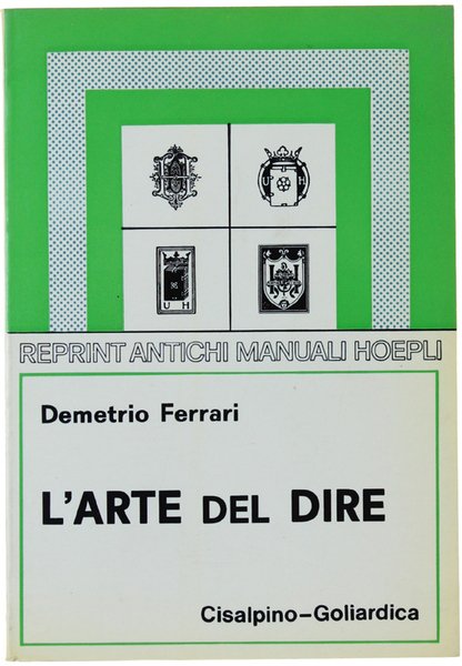 L'ARTE DEL DIRE. Manuale di Retorica per lo studente delle …