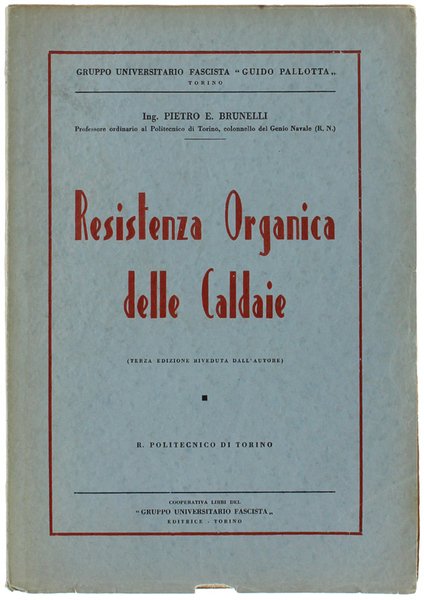 RESISTENZA ORGANICA DELLE CALDAIE. | Immagine principale