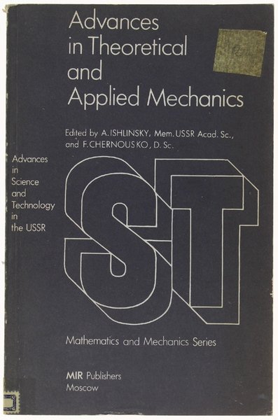 ADVANCES IN THEORETICAL AND APPLIED MECHANICS. | Immagine principale