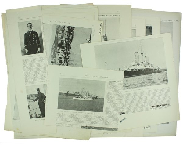 NAVI DA GUERRA: STRALCI DA "L'ILLUSTRAZIONE ITALIANA".
