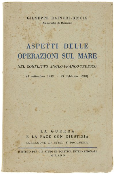 ASPETTI DELLE OPERAZIONI SUL MARE NEL CONFLITTO ANGLO-FRANCO-TEDESCO (3 settembre … | Immagine principale