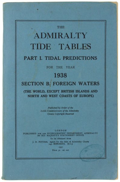 THE ADMIRALTY TIDE TABLES. Part I: Tidal Predictions for the … | Immagine principale