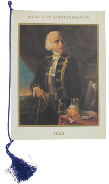 CALENDARIO SCUOLA DI APPLICAZIONE, 1983 - con cordoncino originale.