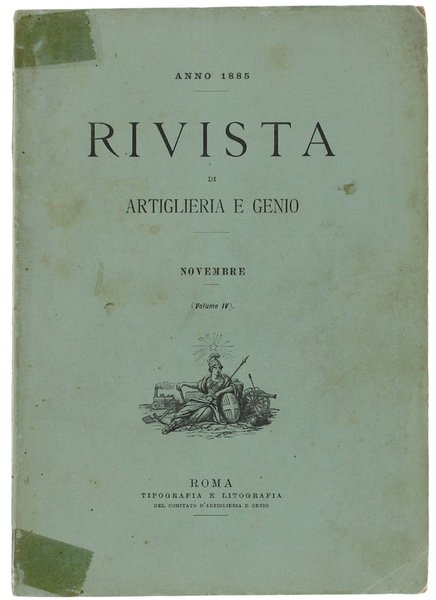 RIVISTA DI ARTIGLIERIA E GENIO - Anno 1885 - Novembre.