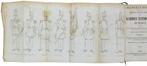 NOUVEAU MANUEL COMPLET DES GARDES NATIONAUX DE FRANCE contenant l'ecole …