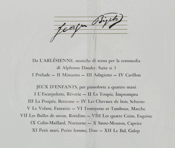 GEORGES BIZET - 2 dischi NUOVI nei fascicoli NUOVI: (Fabbri … | Immagine principale