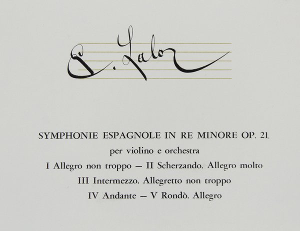 EDOUARD LALO - 2 dischi NUOVI nei fascicoli NUOVI: (Fabbri …