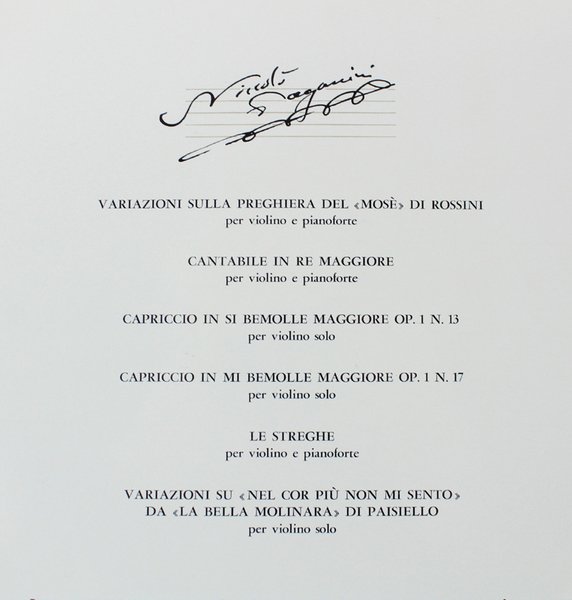 NICCOLO' PAGANINI - 2 dischi NUOVI nei fascicoli NUOVI: (Fabbri … | Immagine principale