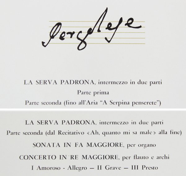 GIOVANNI BATTISTA PERGOLESI - 2 dischi NUOVI nei fascicoli NUOVI: … | Immagine Gallery 4