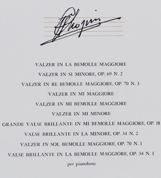 CHOPIN FRYDERYK: LE BALLATE E I VALZER. 3 dischi NUOVI …