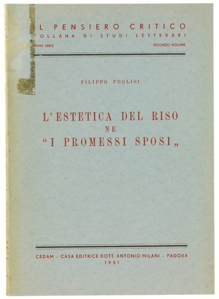 L'ESTETICA DEL RISO NE "I PROMESSI SPOSI".